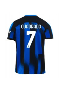 Fotbalové Dres Inter Milan Juan Cuadrado #7 Domácí Oblečení 2023-24 Krátký Rukáv